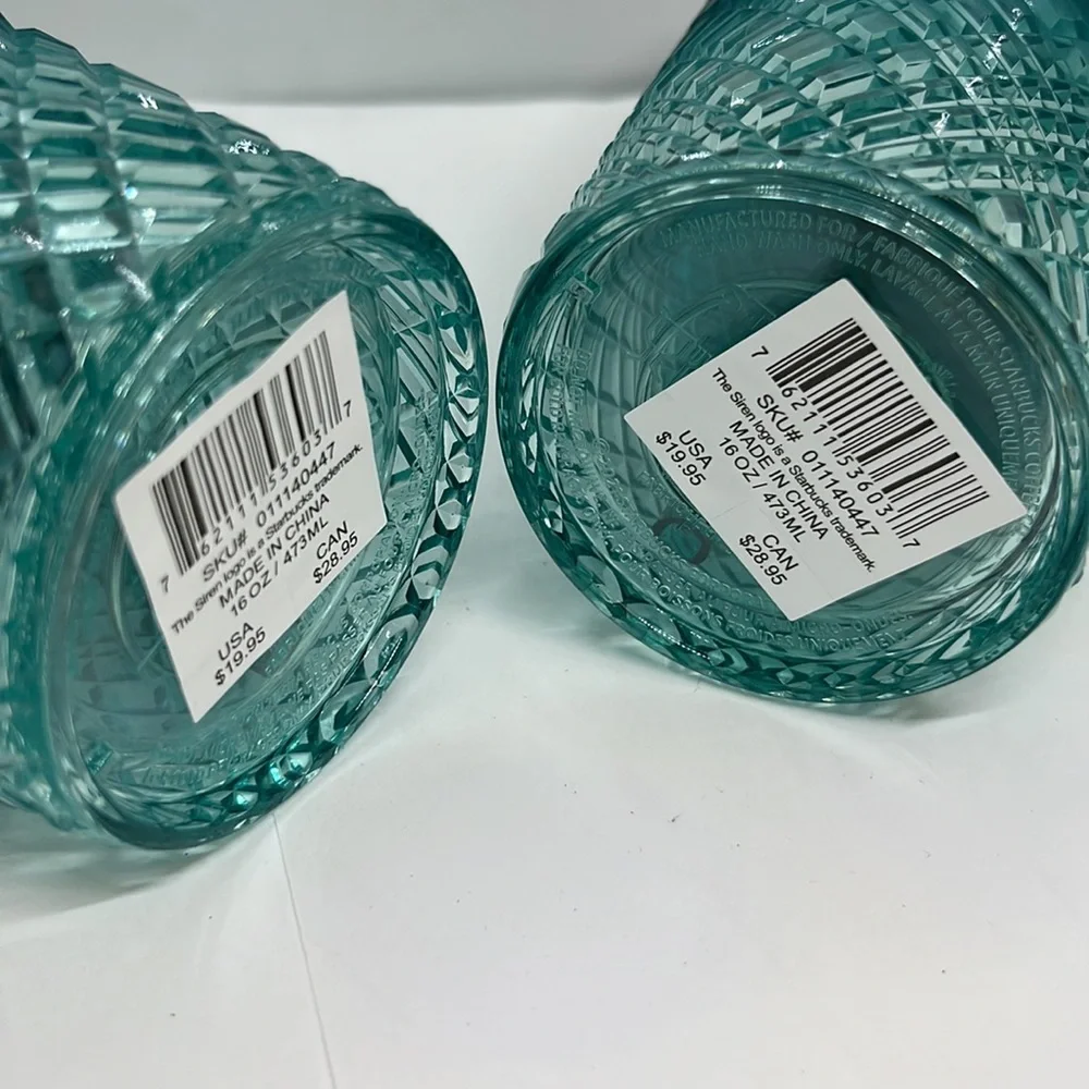 Two Starbucks 16oz Tumblers with Lid and Straw - Picture 4 of 4